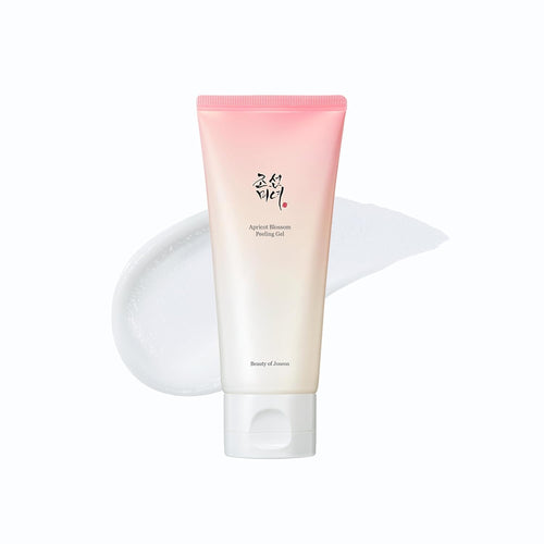 Apricot Blossom Peeling Gel Soft Exfoliating Face and Body Scrub Dead Skin Cells Remover for All Skin Types, Korean Skincare for Men Women, 100Ml, 3.38 Fl.Oz