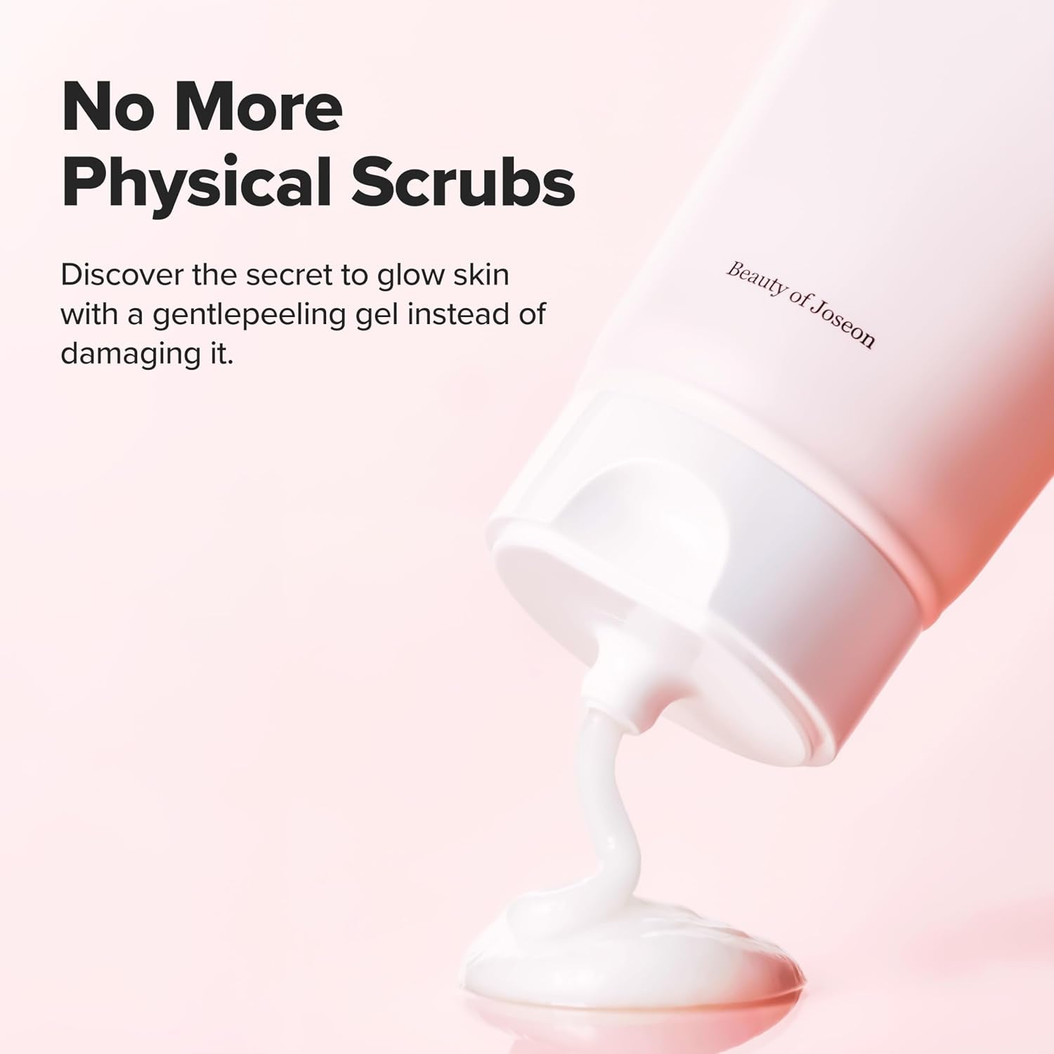 Apricot Blossom Peeling Gel Soft Exfoliating Face and Body Scrub Dead Skin Cells Remover for All Skin Types, Korean Skincare for Men Women, 100Ml, 3.38 Fl.Oz