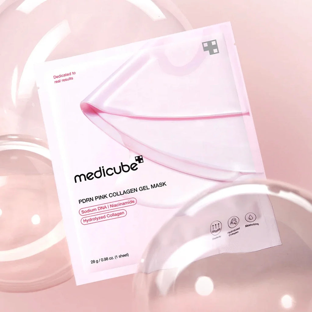 MEDICUBE Salmon DNA PDRN Pink Collagen Jelly Gel Mask — 4 Masks