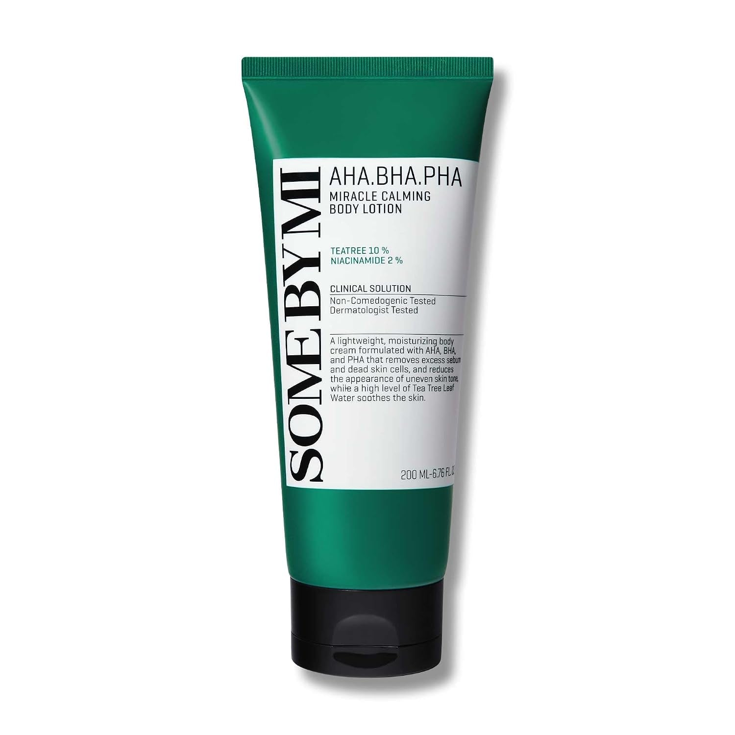 AHA BHA PHA Miracle Calming Body Lotion, 6.76 Oz – Salicylic Acid Exfoliating Body Moisturizer for Dry & Rough Skin – Daily Hydration with Centella Asiatica & Tea Tree – Korean Skin Care