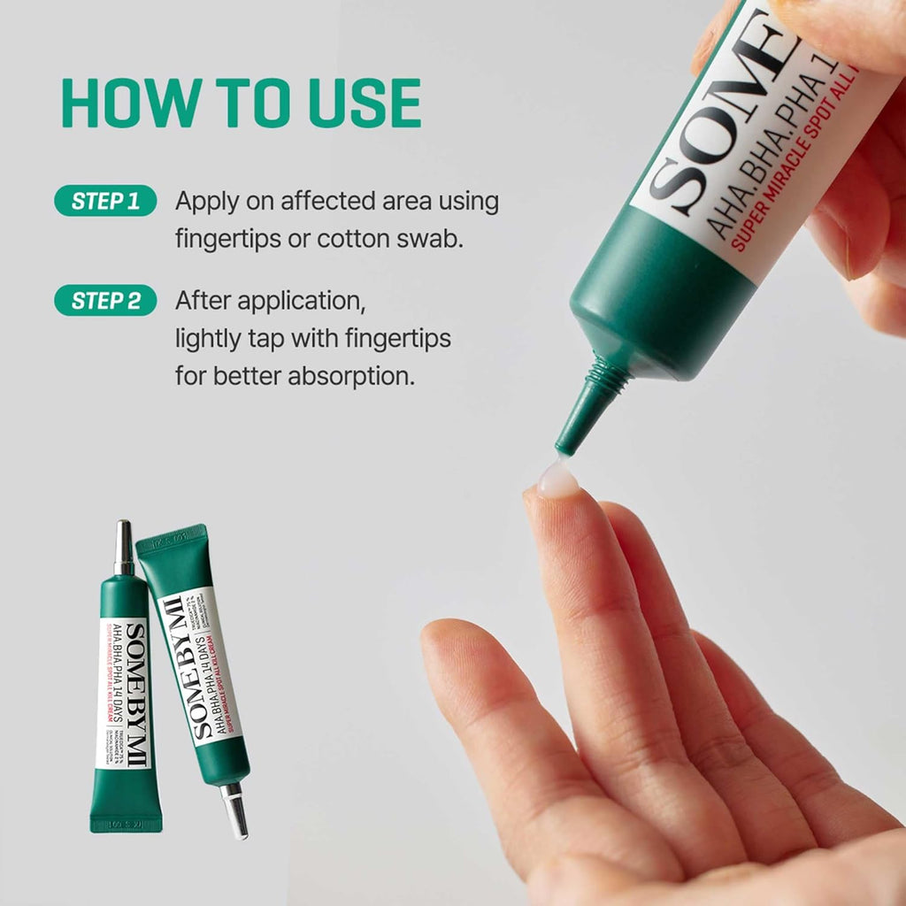 AHA BHA PHA 14 Days Super Miracle Spot All Kill Cream - 1.01Oz, 30Ml - Hyaluronic Acid and Centella Face Moisturizer for Troubled Skin Care - Hydrating & Soothing Fomula - Korean Skin Care